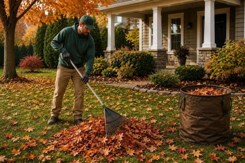Leaf Raking Service in Ventura County, CA
